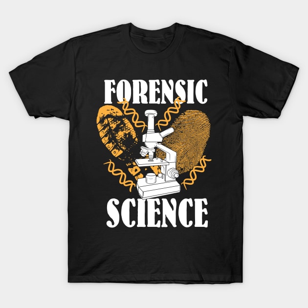 FORENSIC SCIENCE Crime T-Shirt by Lomitasu